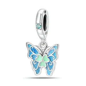Charm pendant, papillon, pour femme, modèle Flaminia