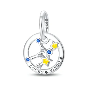 Charm signe du zodiaque vierge, pour femme, modèle Celestine