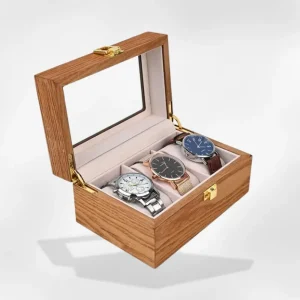 Boîte 3 Montres - Boîte à montre en bois