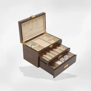 Boîte à Bijoux avec Rangement Montre