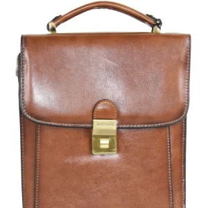 Sacoche à fermoir en cuir Katana 63017