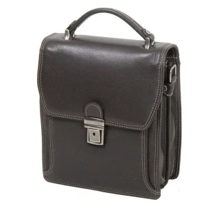 Sacoche à fermoir en cuir Homme Katana 69315