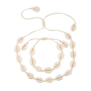 <strong>Pack</strong> : Collier + Bracelet en Cauris